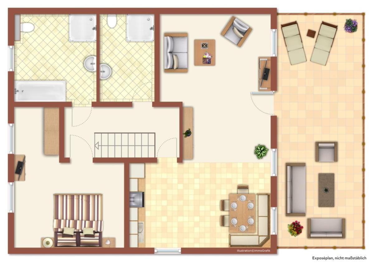 Haus Seazeit, Meersicht 로스토크 외부 사진